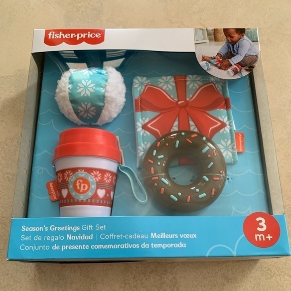 Fisher Price Season’s Greetings Baby Toy Gift Set - Picture 3 of 7